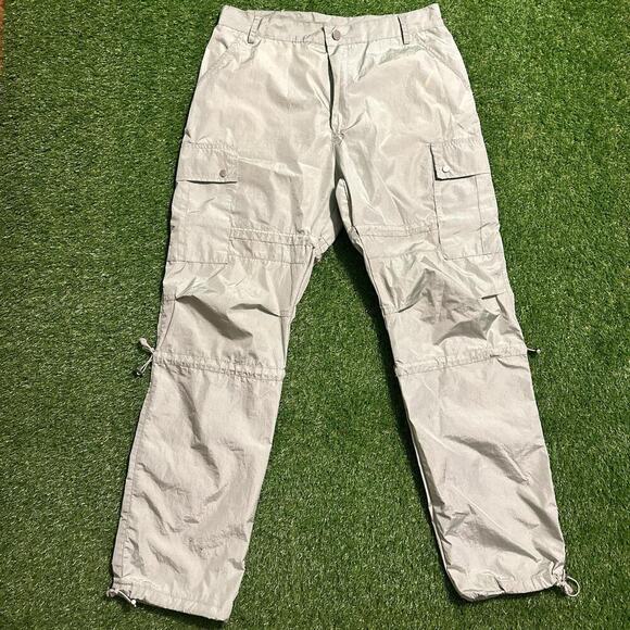 MNML Pastel Lime-Green Cargo Pants - Picture 1 of 5